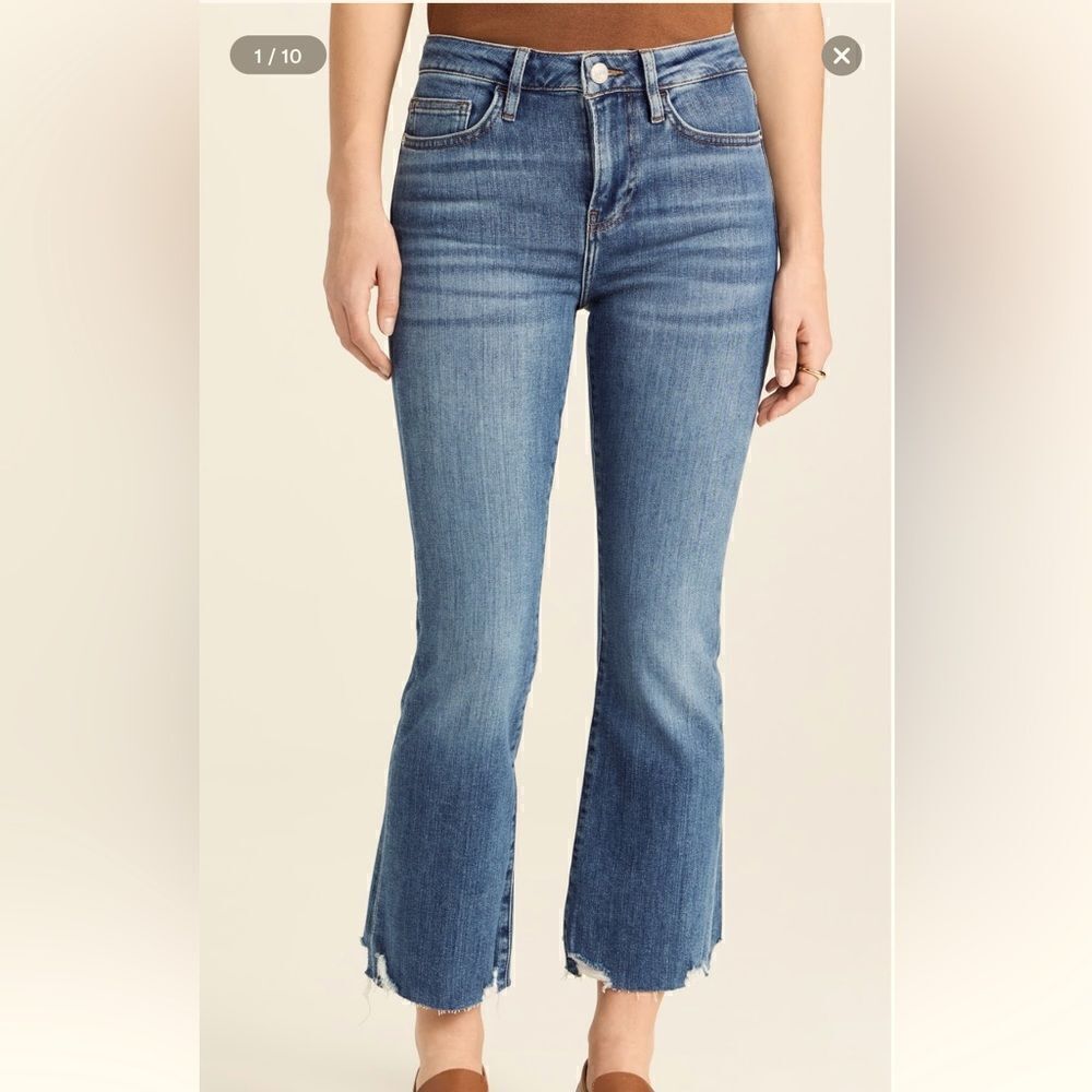 New Frame SUPER STRETCH DENIM | HIGH RISE
BOOTCUT | CROP LENGTH Temple Size 25